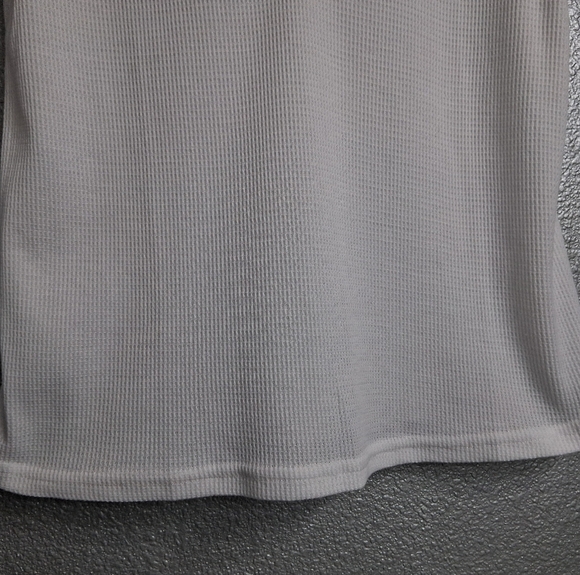 NWOT Waffle Knit White Lace Top  Size M - Picture 10 of 13